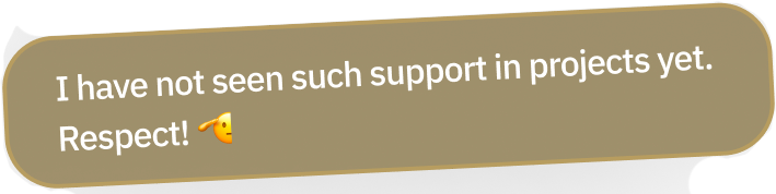 Feedback about the support service 1