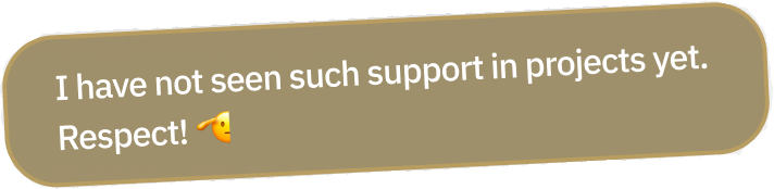 Feedback about the support service 1