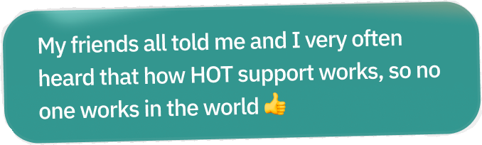 Feedback about the support service 5